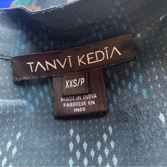 Anthropologie Tanvi Kedia Tansey Silk Tunic Dress - Picture 13 of 14